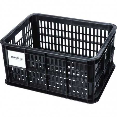 BASIL Plastic bicycle basket CRATE 722069VAR