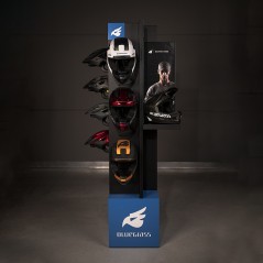 BLUEGRASS Exhibitor for 15 helmets with mirror 904338