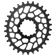 ABSOLUTE BLACK oval crown plate DIRECT MOUNT BB30 SRAM 1x10-12V 718809VAR