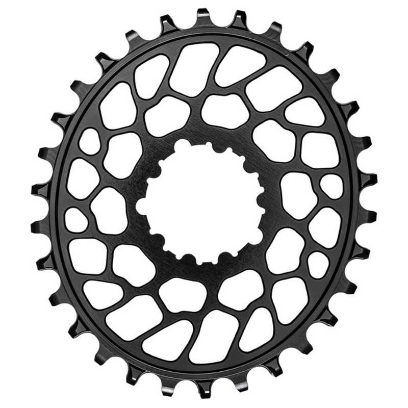 ABSOLUTE BLACK oval crown plate DIRECT MOUNT BB30 SRAM 1x10-12V 718809VAR
