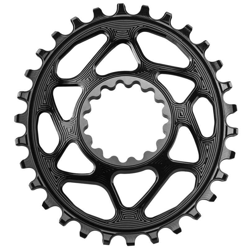 ABSOLUTE BLACK Plato corona ovalado DIRECT MOUNT E13 1x9-12V 718906VAR
