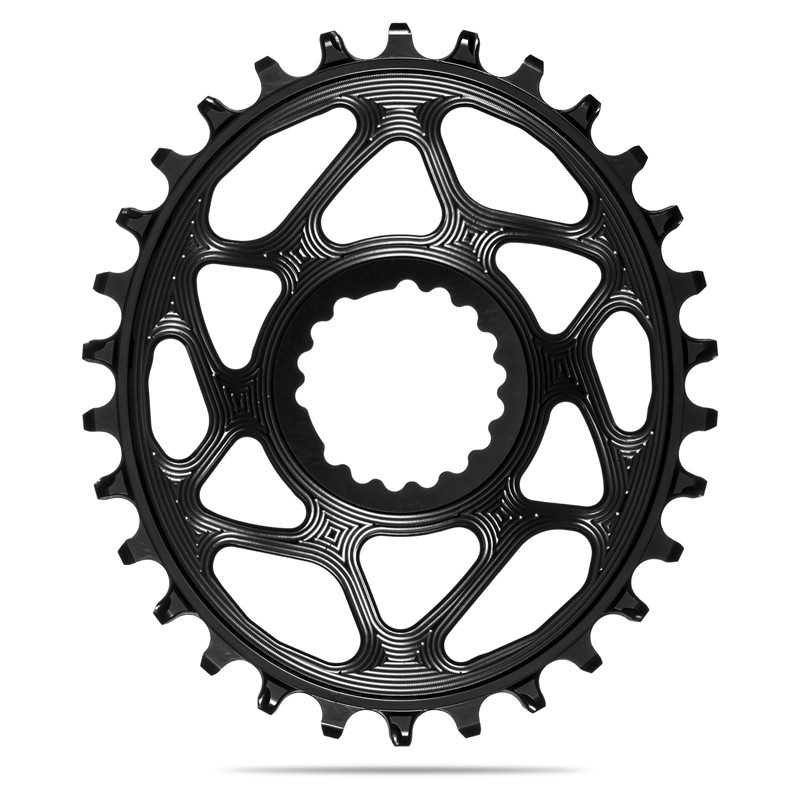 ABSOLUTE BLACK Plato corona ovalado DIRECT MOUNT CANNONDALE HOLLOWGRAM 1x10-12V 718908VAR