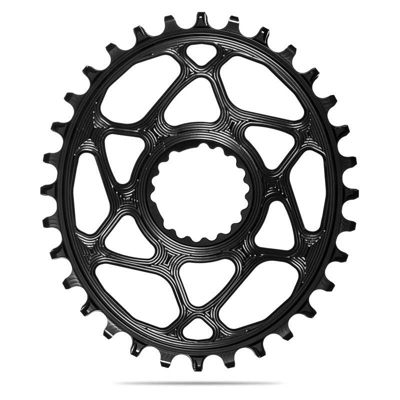 ABSOLUTE BLACK Plato corona ovalado DIRECT MOUNT CANNONDALE HOLLOWGRAM 1x10-12V 718908VAR