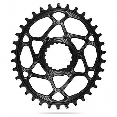 ABSOLUTE BLACK Plato corona ovalado DIRECT MOUNT CANNONDALE HOLLOWGRAM 1x10-12V 718908VAR