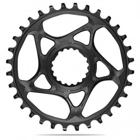 ABSOLUTE BLACK Bicycle transmission crown plate DIRECT MOUNT CANNONDALE HOLLOWGRAM 1x10-12V 718911VAR