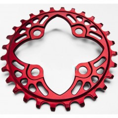ABSOLUTE BLACK 4 ARMS CHAINRING 64 BCD 1x10-12V 718917VAR
