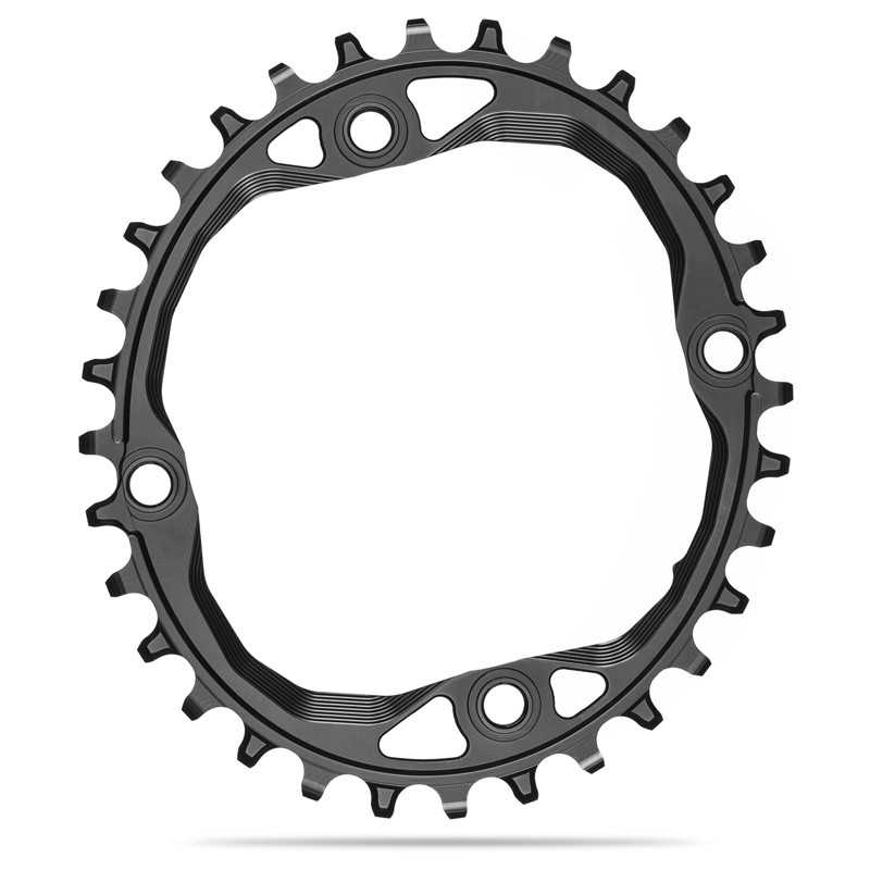 ABSOLUTE BLACK Plato corona ovalado 4 brazos 104 BCD SHIMANO 1x12V HG+ 718936VAR