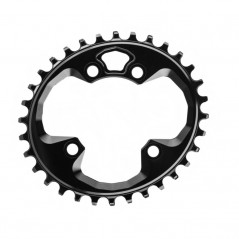 ABSOLUTE BLACK Plato corona ovalado 4 brazos 76 BCD 1x10-12V 718939VAR