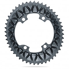 ABSOLUTE BLACK Oval crown plate 4 arms 110 BCD SUBCOMPACT SHIMANO 2x9-11V 719098VAR