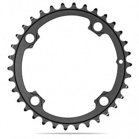 ABSOLUTE BLACK Plato corona ovalado asimétrico 4 brazos 110 BCD FSA 2x10-12V 719111VAR