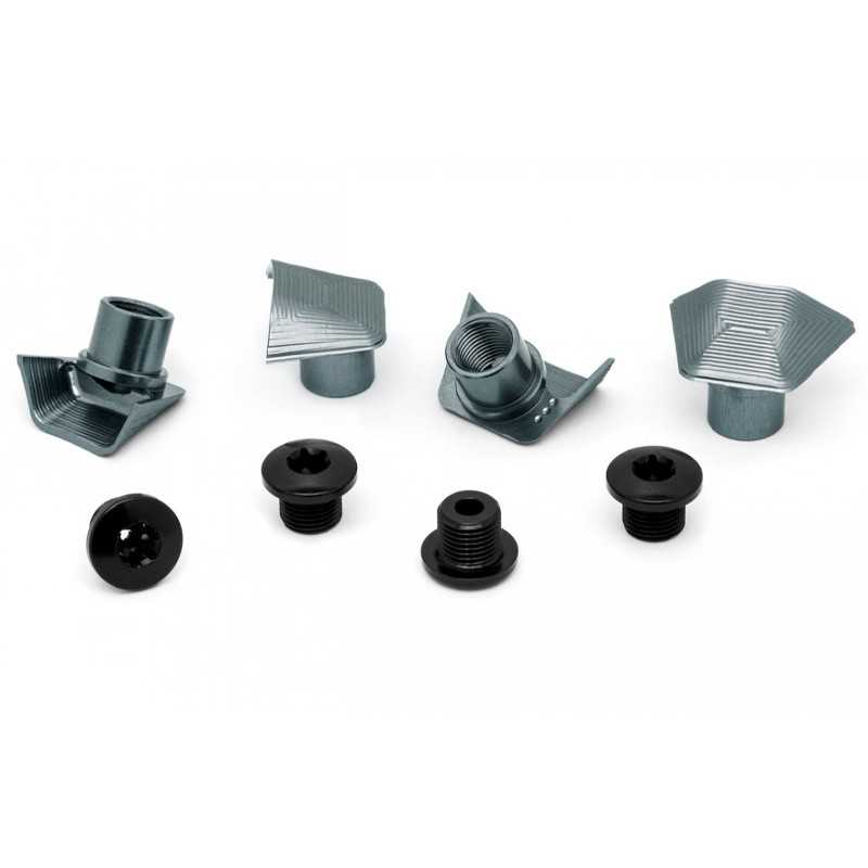ABSOLUTE BLACK Kit tornillos tuercas plato para biela ULTEGRA 8000 719150VAR