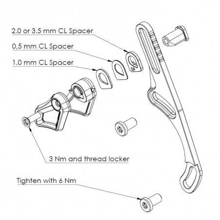 ABSOLUTE BLACK Chain guide oval and round chainring ISCG-05 719152