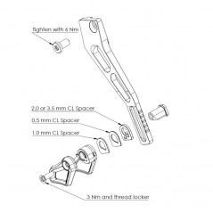 ABSOLUTE BLACK Chain guide oval and round chainring DIRECT MOUNT 719153