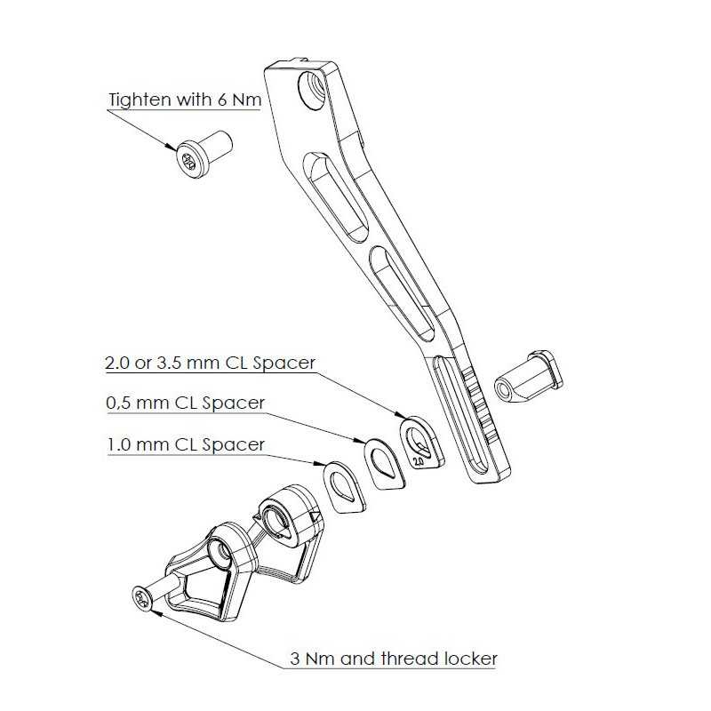 ABSOLUTE BLACK Chain guide oval and round chainring DIRECT MOUNT 719153