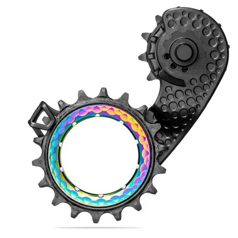 ABSOLUTE BLACK Jaula cambio trasero HOLLOWCAGE SHIMANO 9100/8000 CARBON 719169VAR