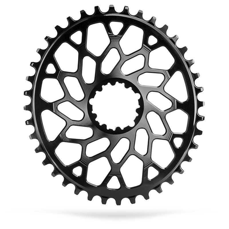 ABSOLUTE BLACK Plato corona ovalado direct mount cx para 1X10/12V 720157VAR