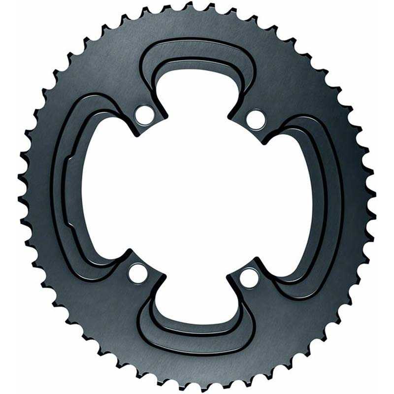ABSOLUTE BLACK Plato corona ovalado 4 brazos WINTER LINE 50T 110 BCD 2x10/11V 719803