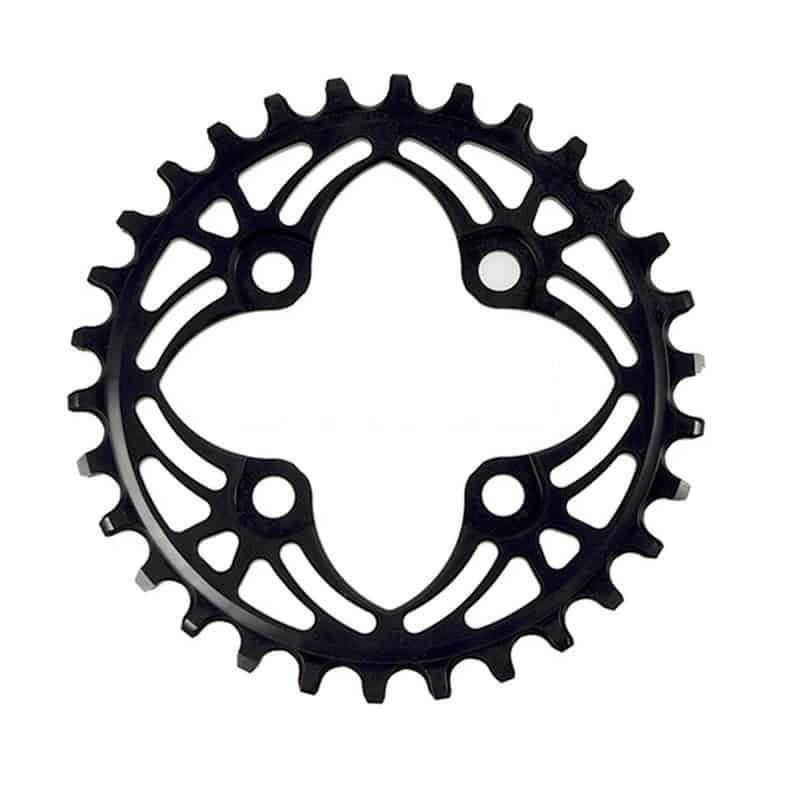 ABSOLUTE BLACK 4 ARMS CHAINRING 64 BCD NARROW WIDE 1x10-12V 720127VAR