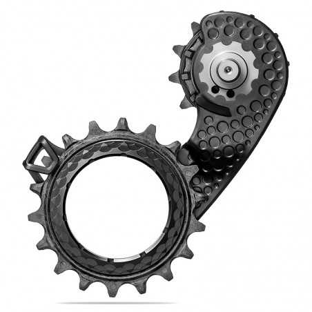 ABSOLUTE BLACK Jaula cambio trasero HOLLOWCAGE SHIMANO 9200 CARBON 720785VAR