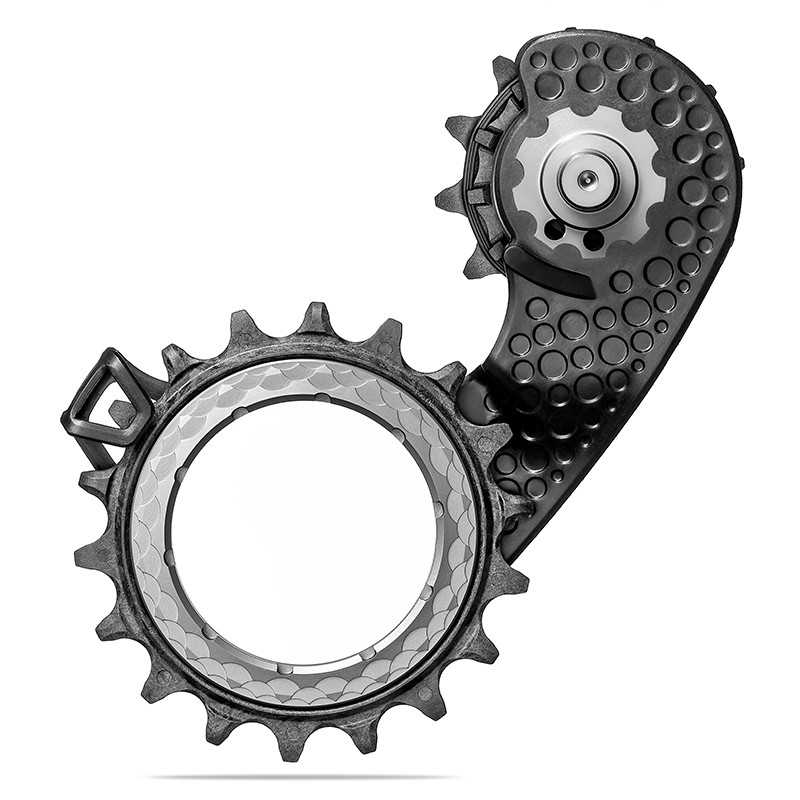 ABSOLUTE BLACK Jaula cambio trasero HOLLOWCAGE SHIMANO 9200 CARBON 720785VAR