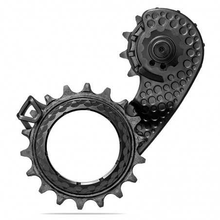 ABSOLUTE BLACK Jaula cambio trasero HOLLOWCAGE SHIMANO 8100 CARBON 720790VAR