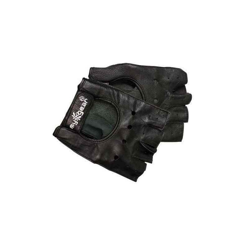 LAMPA Guantes bicicleta ciclismo cortos de piel HALF FINGER LAM91346