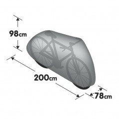 LAMPA Bicycle cover TELADE-LUX 200X78X98 CM LAM92327