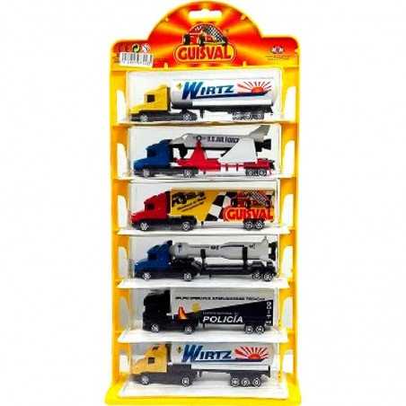 GUISVAL scale toy transport truck 1:87 T I R 16145-A