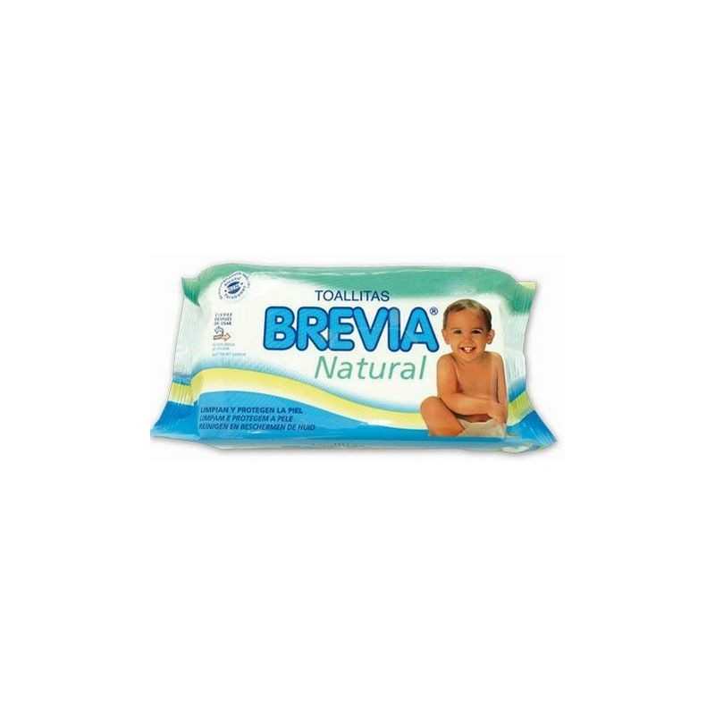 BREVIA Paquete 20 toallitas bebe natural 06029B