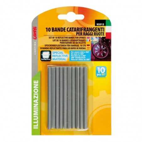 LAMPA Set of 10 reflective bands for bicycle spokes 3M SCOTCHLITE LAM93512