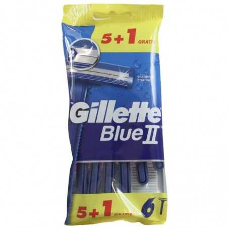 GILLETTE Maquinillas de afeitar GILETTE II (5+1U) 06044