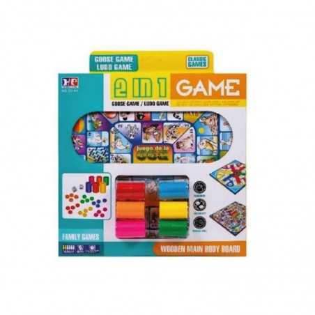 FASEBA Board game Oca + ludo 6 players 30 50X30 50X4 16270