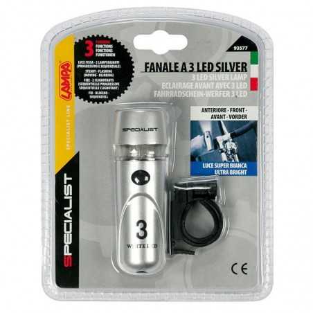 LAMPA Bicycle front light 3 LED LAM93577