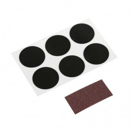 LAMPA Kit of 6 adhesive repair patches for roofs 25 MM LAM94264