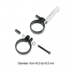 SKS Juego abrazaderas de montaje a la horquilla suspensión + tornillos ESC VARIO 4.5 MM U-STAYS 40 0 - 43 4002556912727