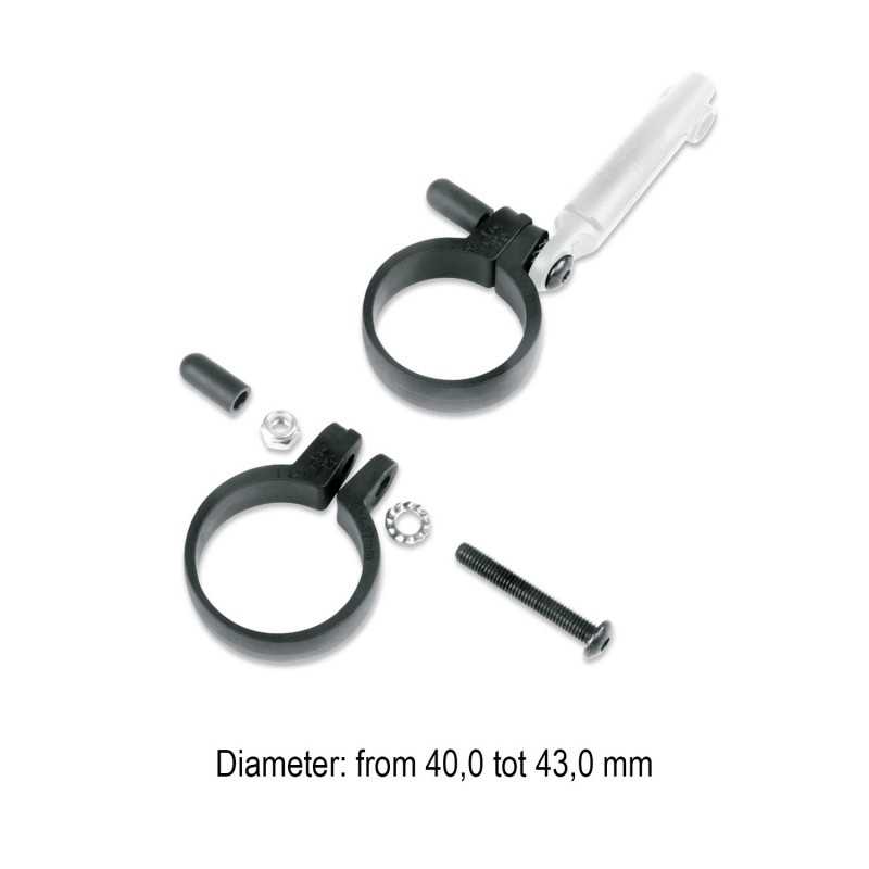 SKS Juego abrazaderas de montaje a la horquilla suspensión + tornillos ESC VARIO 4.5 MM U-STAYS 40 0 - 43 4002556912727