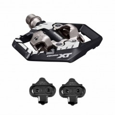 SHIMANO Set of bicycle pedals + cleats DEORE XT M8120 + SM-SH51 4550170444204