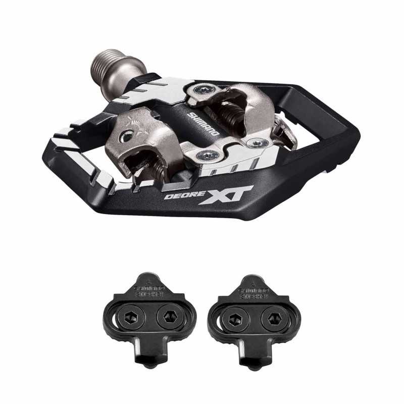 SHIMANO Set of bicycle pedals + cleats DEORE XT M8120 + SM-SH51 4550170444204