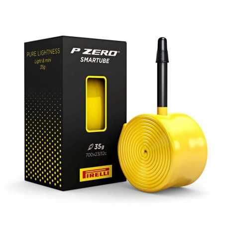 PIRELLI Cámara de aire para bicicleta P ZERO SMARTUBE PRESTA 42 MM 23/32-622 8019227422955