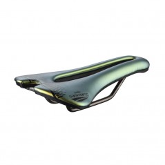 SELLESANMA Prostatic narrow bicycle seat saddle ASPIDE SHORT OPEN-FIT RACING 8030282541146