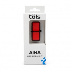 TÖLS Bicycle rear light AINA 50 LUMENS 8436577116554