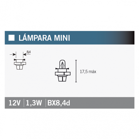 lâmpada osram 2431mfx6 bx8,4d