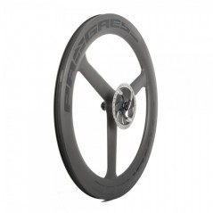 PROGRESS Rueda delantera bicicleta A-7F DISC 3-SPOKE CARBON 12X100 PGRUA7FDCDUNG