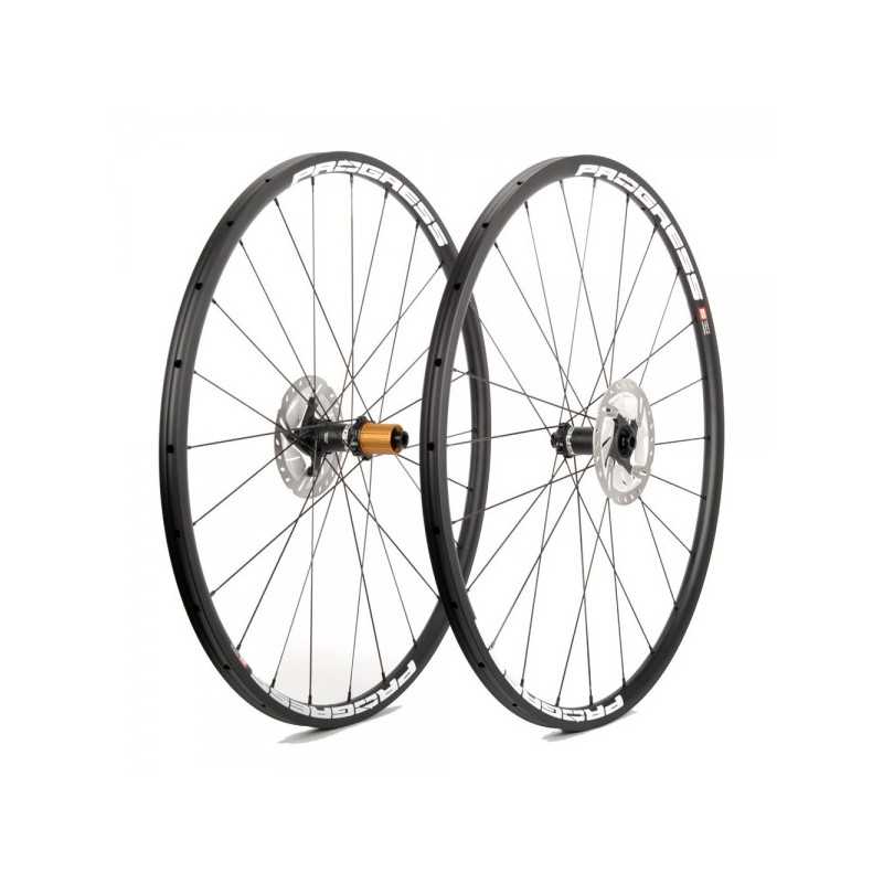 PROGRESS Wheel set for tubular tire PHANTOM CX DISC 12X100/12X142 CAMPAGNOLO PUPHDCXJCPBL