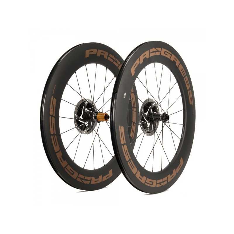 PROGRESS Bicycle wheels set SPACE DISC LTD 12X100/12X142 CAMPAGNOLO PUSPDLCDJCP