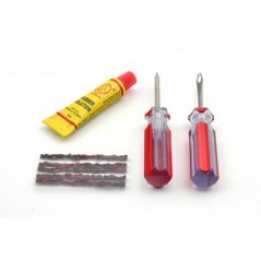 V BIKE Kit de reparación tubeless para bicicleta - Repara pinchazos hasta 4mm 35618