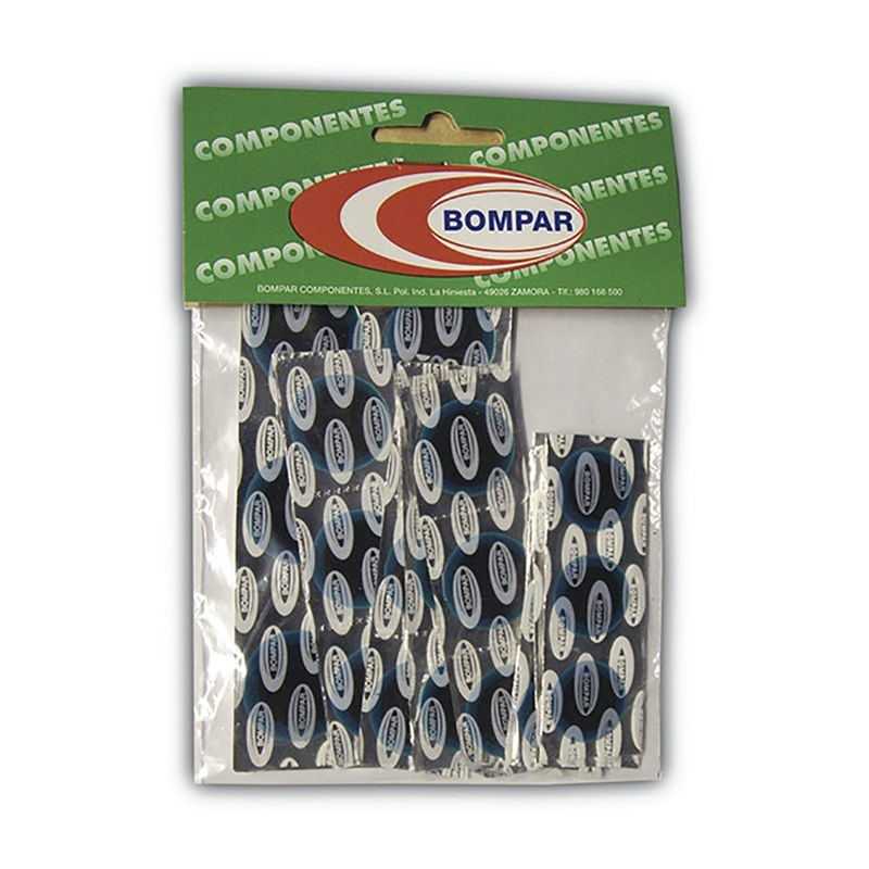 BOMPAR BAG WITH 30 ASSORTED PUNCTURE REPAIR PATCHES 33225