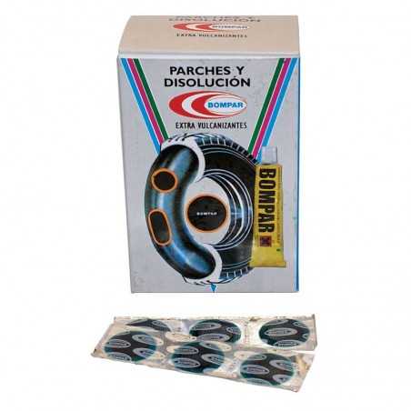 BOMPAR BOX OF PATCHES FOR FLAT TIRE n-0 - 22 mm (200u) 33231