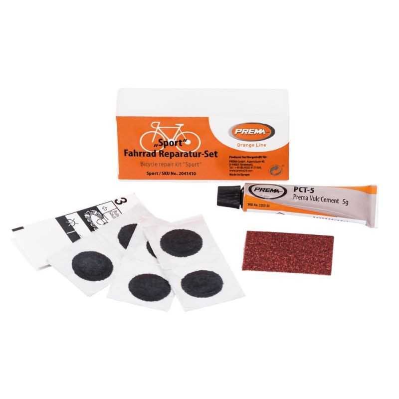 PREMA Caja parches para pinchazos (cemento, lija) SPORT ROAD 6U 332045