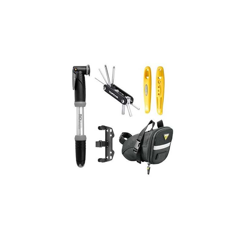 TOPEAK Bolsa con kit completo de accesorios reparación y pinchazos 52617